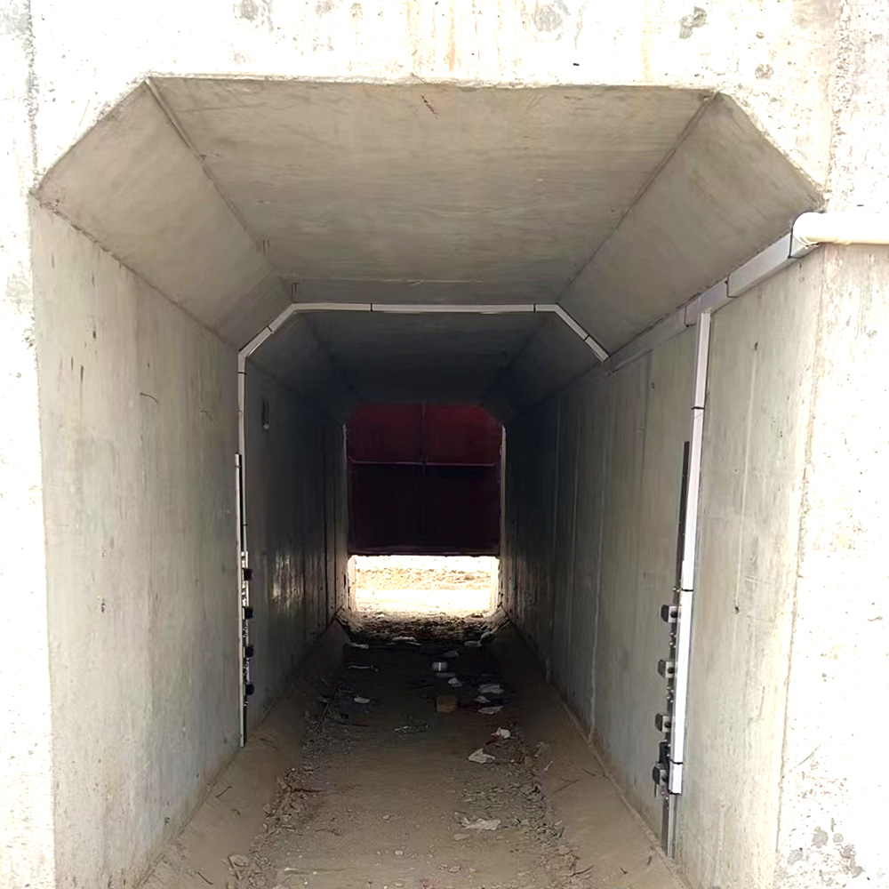 張家界永定箱函式時(shí)差法流量計(jì)工程